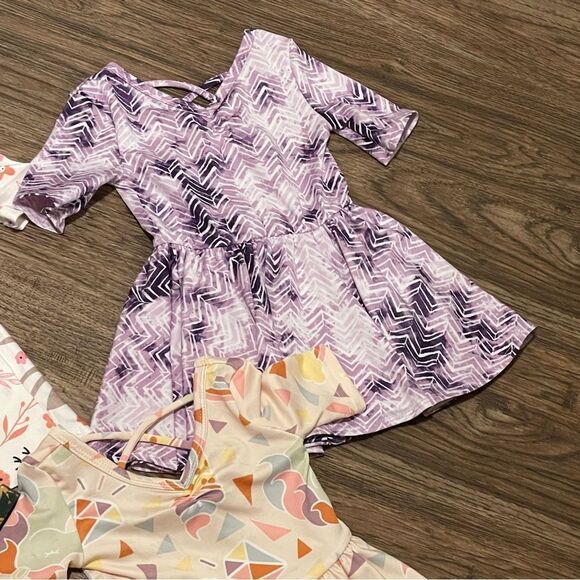 Dot Dot Smile 6 Ballet Style Dresses Multiple Patterns and Colors Size 6-12 mos - Picture 7 of 12